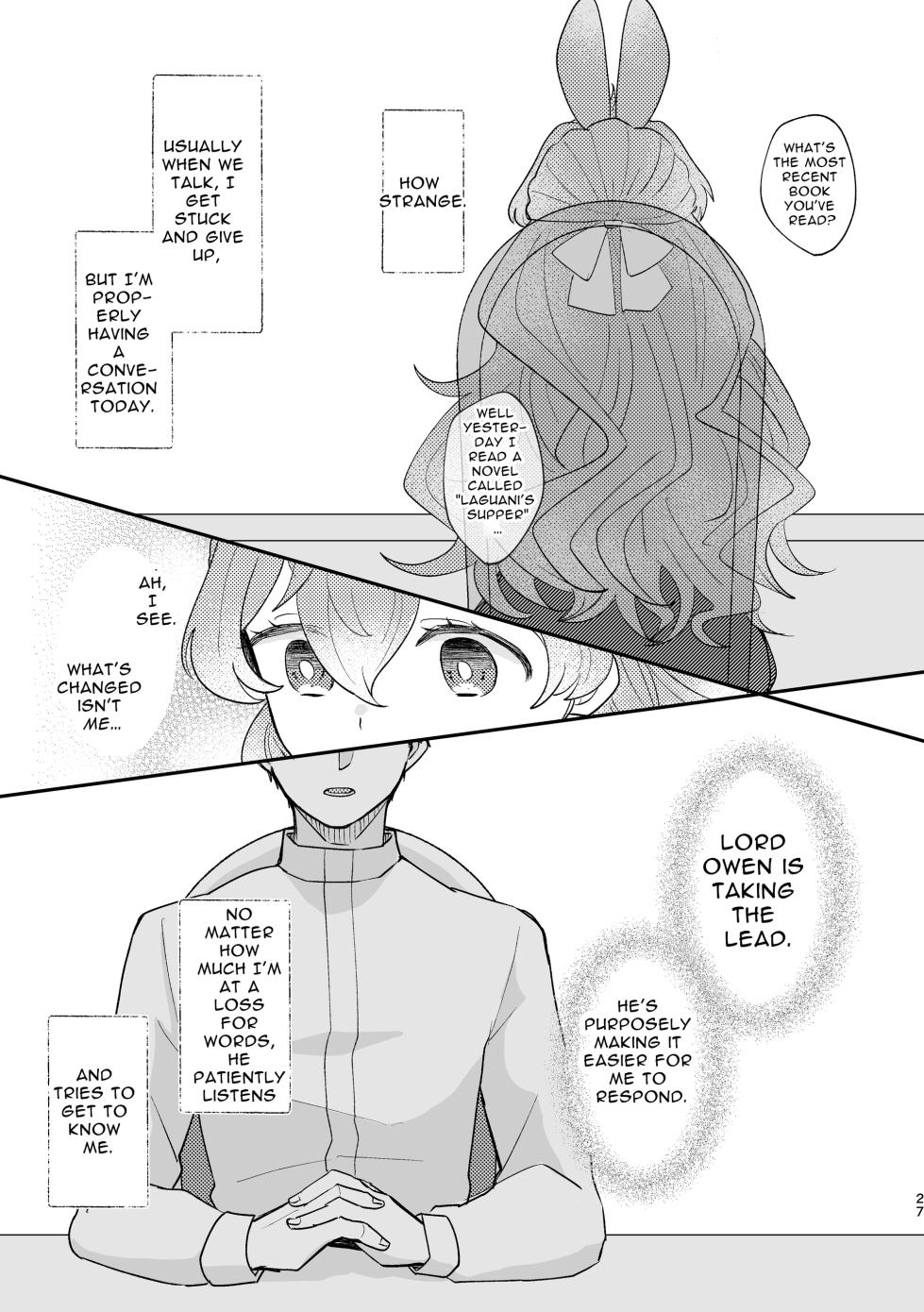 [Uwoichiba (Sabakan)] Usagi Reijou to Ookami Reisoku (Zenpen) | Omega Rabbit and Alpha Wolf (First Part) [English] [Bean Works] [Digital] - Page 26