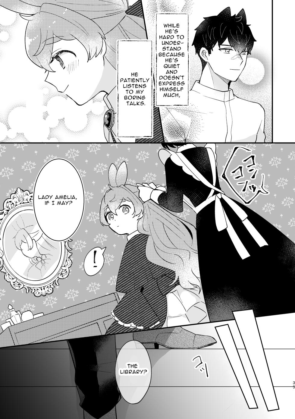 [Uwoichiba (Sabakan)] Usagi Reijou to Ookami Reisoku (Zenpen) | Omega Rabbit and Alpha Wolf (First Part) [English] [Bean Works] [Digital] - Page 34