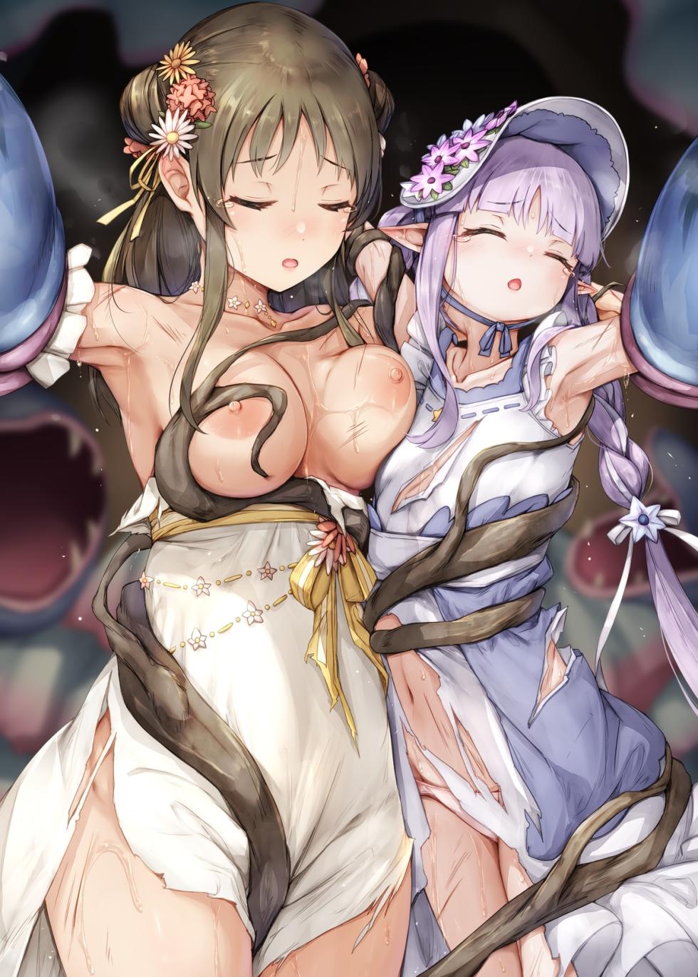 [Sugiyuu] Make Suzume & Kyouka (Mamono Shokubutsu Hen) (Princess Connect! Re:Dive) - Page 1