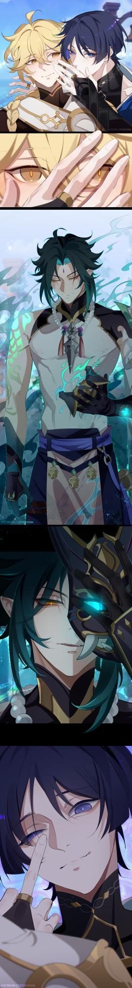 [Yeoboさん] Aether & Xiao & Wanderer - Page 4