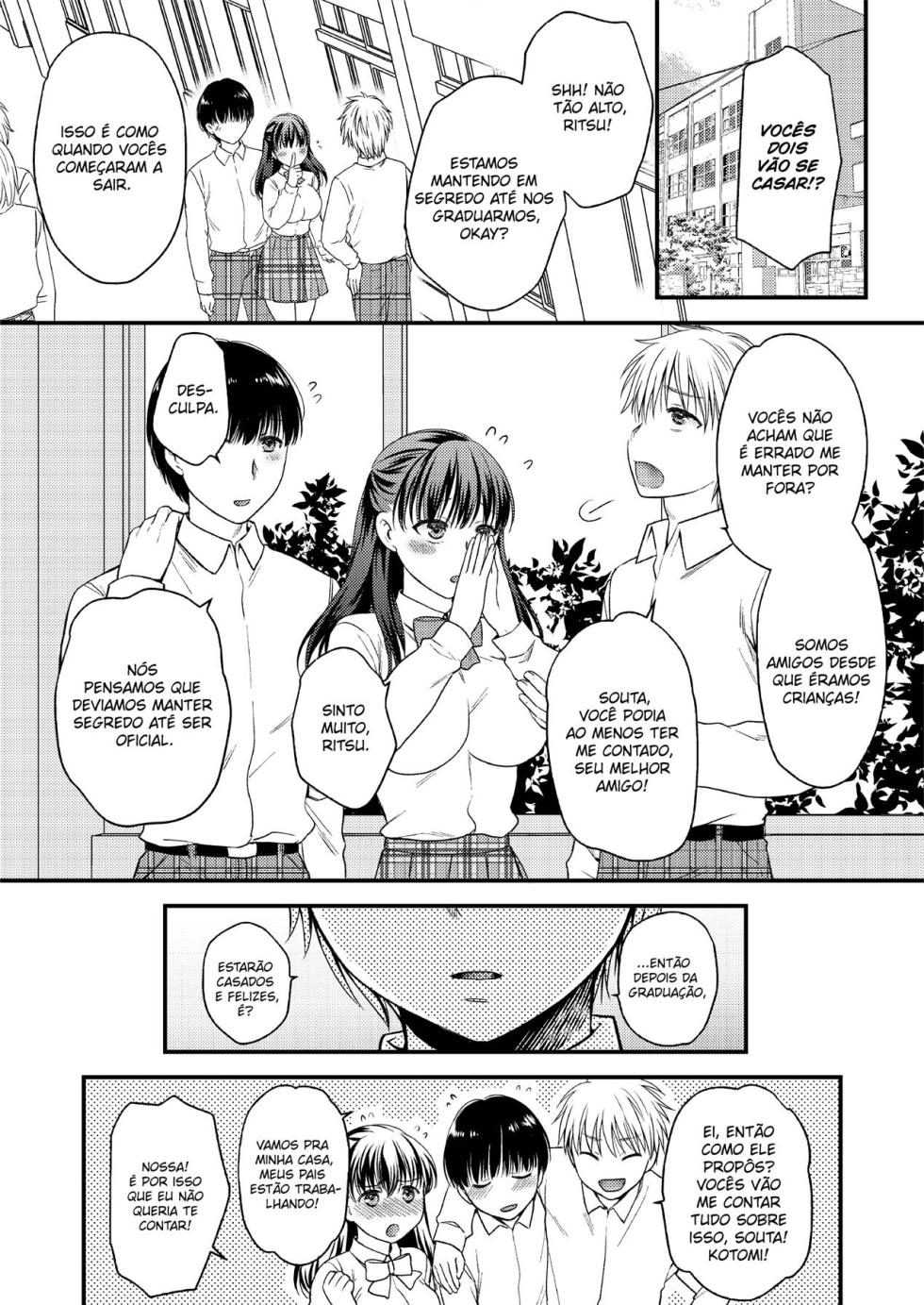 [catastrophe. (Harusawa)] Anata no Shinyuu ni Dakarete 1-5 [Portuguese-BR] - Page 4
