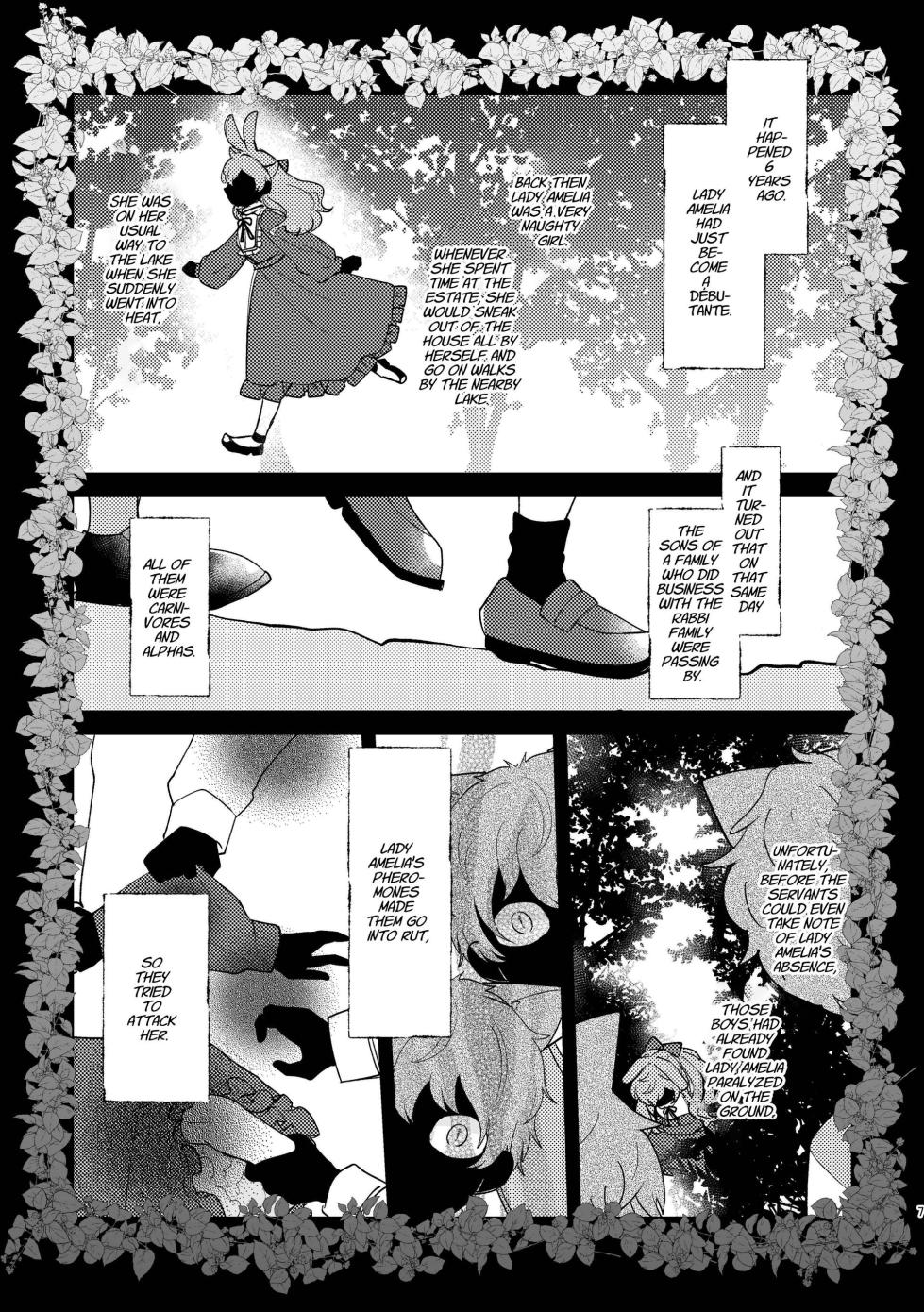 [Uwoichiba (Sabakan)] Usagi Reijou to Ookami Reisoku (Kouhen) | Omega Rabbit and Alpha Wolf (Second Part) [English] [星ニール] [Digital] - Page 7