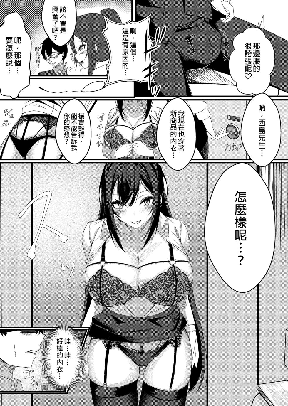 [Mittsuman (Kazuha)] Kyou kara Ladies Shitagi Brand no Producer o Makasaremashita. [Chinese] [Digital] - Page 15