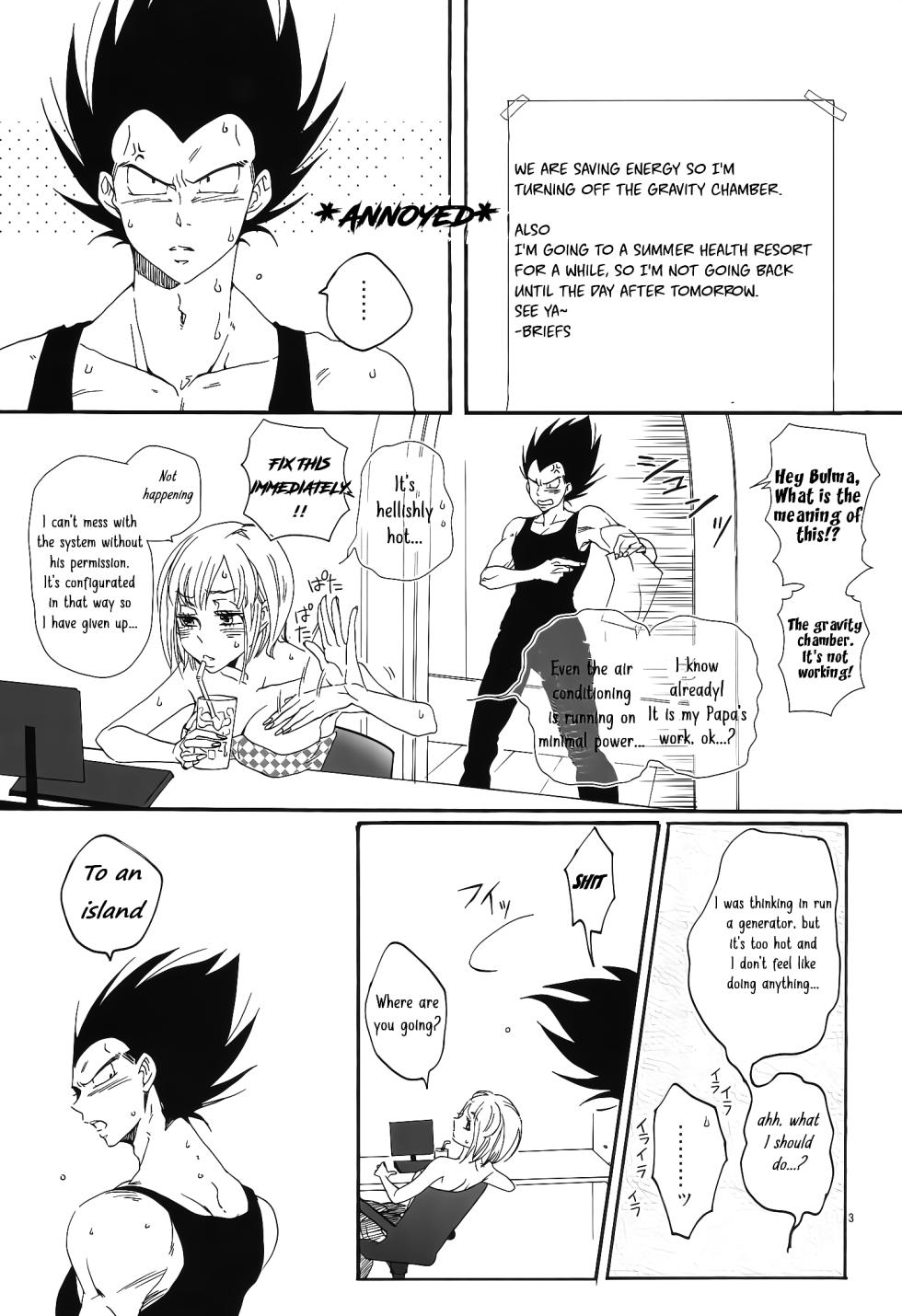 (DRAGON SOULS) [Hatarakimasen (Oniyuri)] Love Summer (Dragon Ball Z) [English] [Uncle Bane] - Page 2