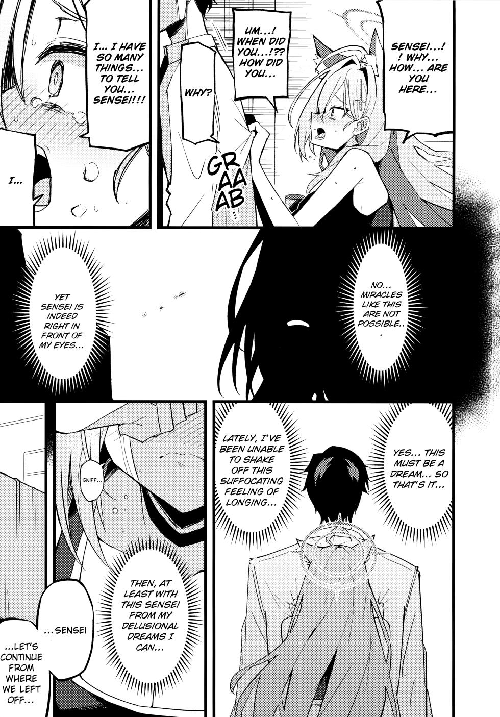 (C104) [Miracleburn (Himiya Zyo-zu)] Miren ga Aru to Sureba | If There Is Any Lingering Attachment (Blue Archive) [English] - Page 9