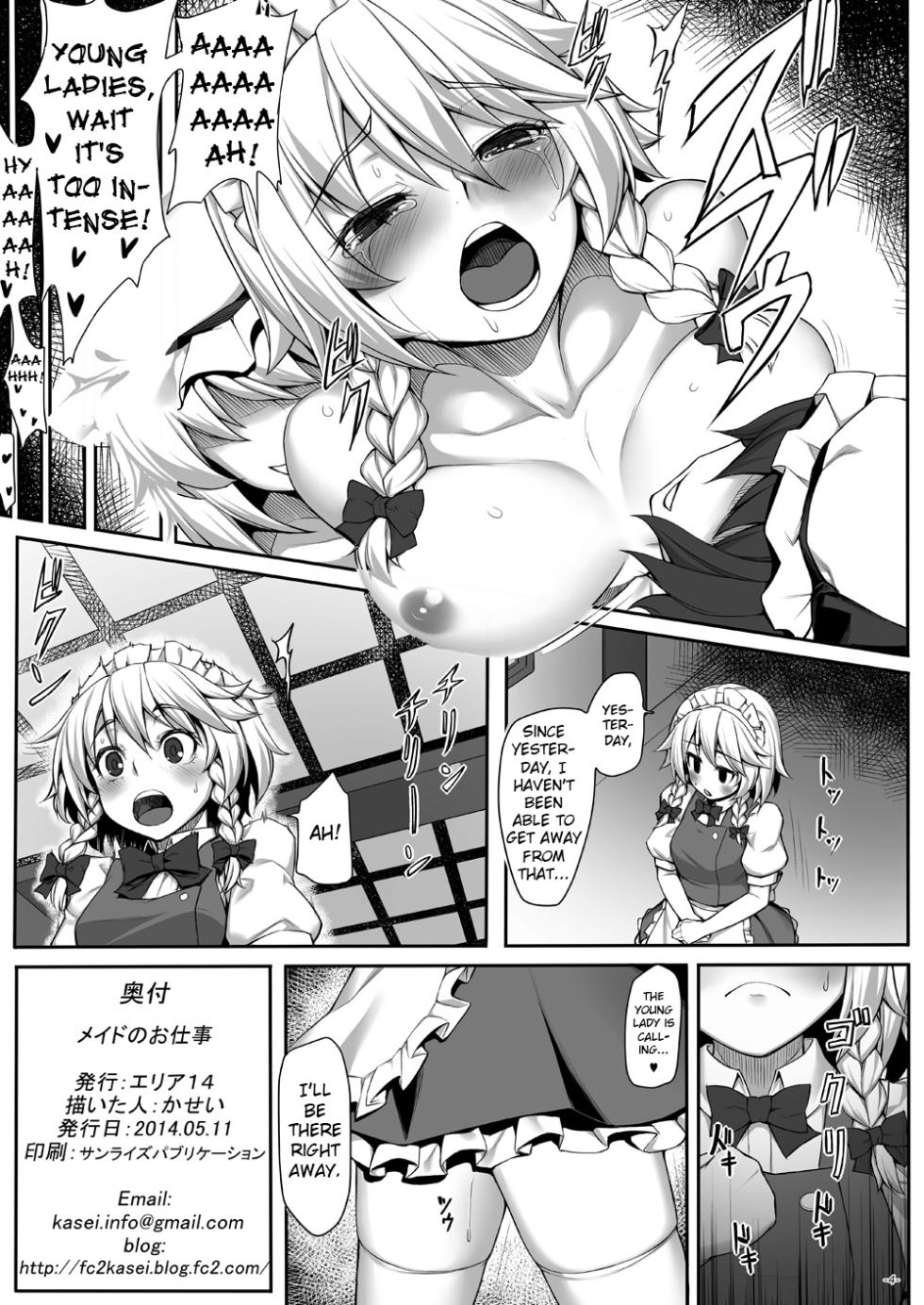 [Area14 (Kasei)] Maid no Oshigoto | A Maid's Duty (Touhou Project) [English] [Digital] - Page 4