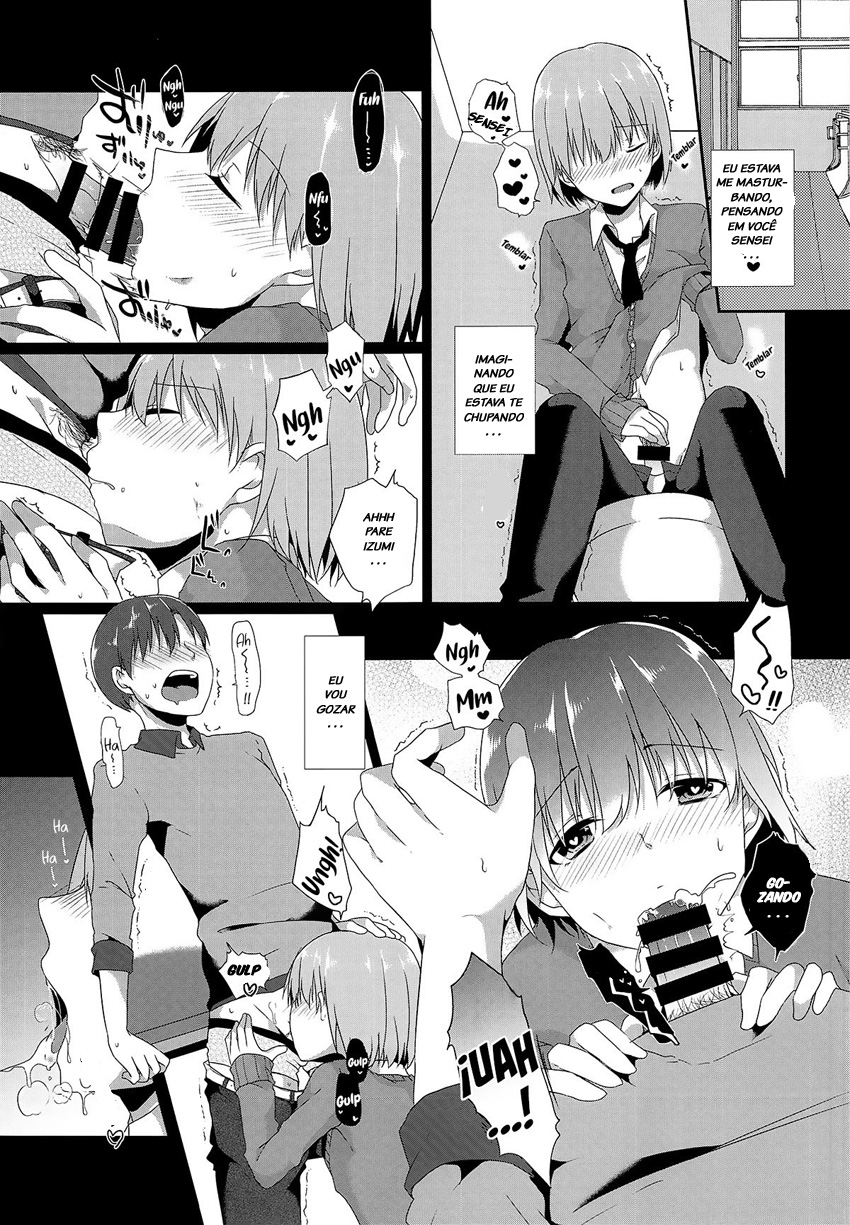 (C93) [cherry milk (Kokonoe Yomogi)] "Sensei, Boku o Katte Kuremasen ka?" [Portuguese-BR] - Page 10