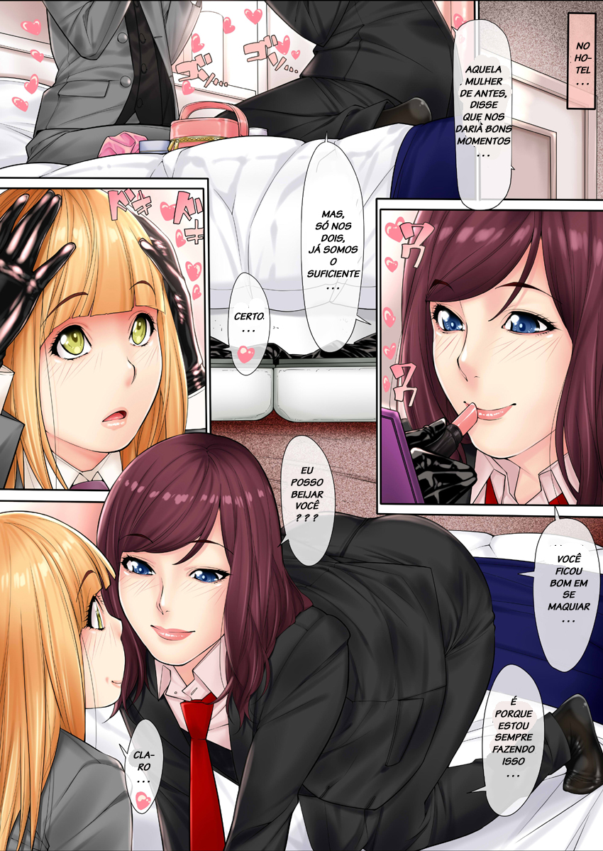 [Kudamono Monogatari (Kuroishi Ringo)] Josei ni Akogareteita Osananajimi no Futari -Josou Ryman- [Portuguese-BR] - Page 4