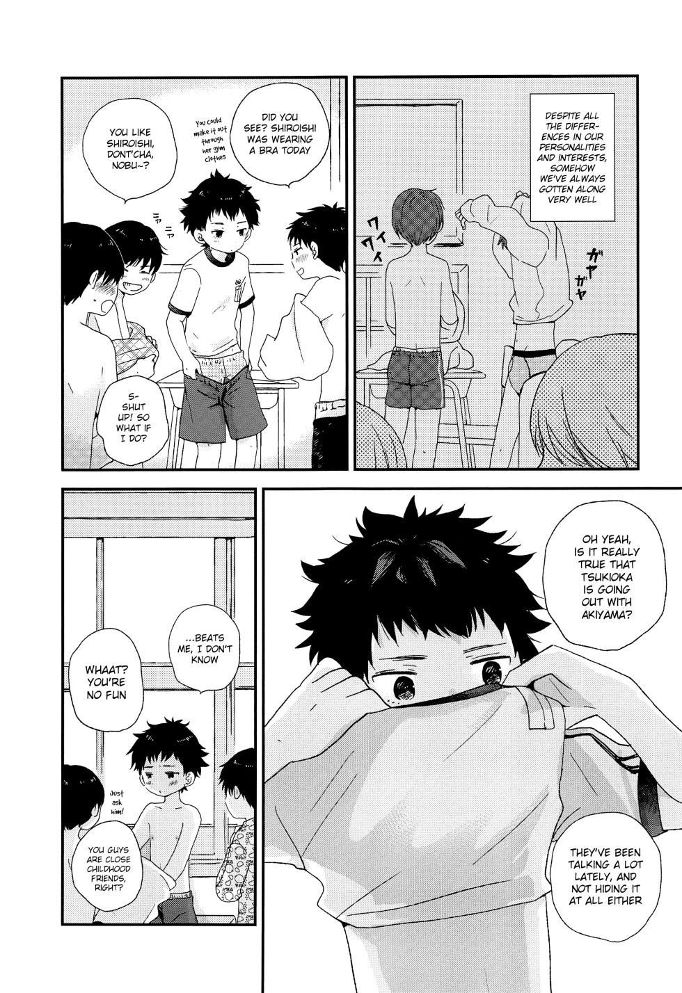 (SUPER FULL BLOOM SEASON 2019) [Wakuwaku Shotaland (myv)] Otona ni nanka Naranaide | Please, don't grow up (A3!) [English] {Chin²} - Page 6