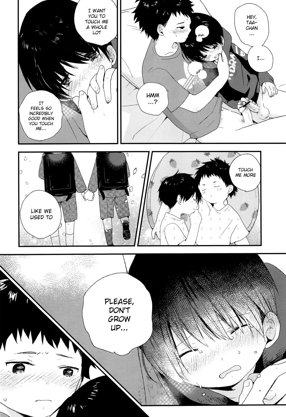 (SUPER FULL BLOOM SEASON 2019) [Wakuwaku Shotaland (myv)] Otona ni nanka Naranaide | Please, don't grow up (A3!) [English] {Chin²} - Page 31