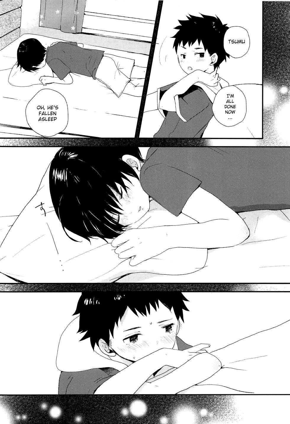 (SUPER FULL BLOOM SEASON 2019) [Wakuwaku Shotaland (myv)] Otona ni nanka Naranaide | Please, don't grow up (A3!) [English] {Chin²} - Page 33