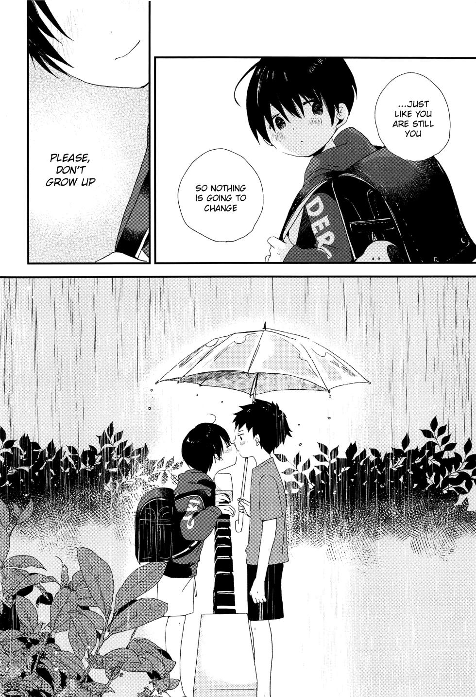 (SUPER FULL BLOOM SEASON 2019) [Wakuwaku Shotaland (myv)] Otona ni nanka Naranaide | Please, don't grow up (A3!) [English] {Chin²} - Page 39