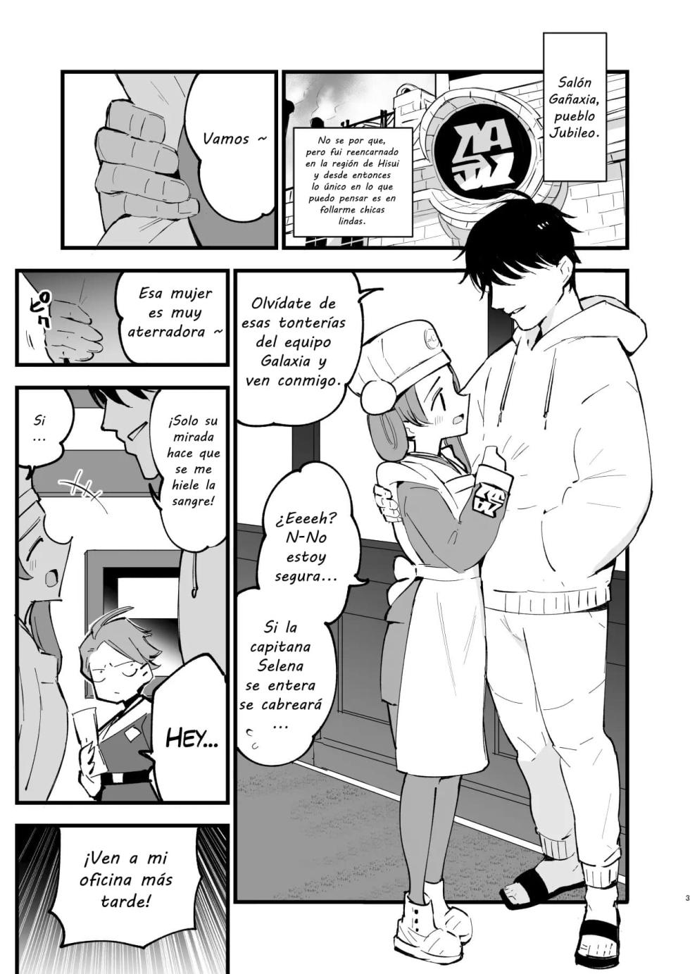 [Shironegiya (miya9)] Hisui Tensei-roku 3 | Records of my reincarnation in Hisui 3 (Pokémon Legends: Arceus) [Spanish] [El Palacio de la Lujuria] [Digital] - Page 3