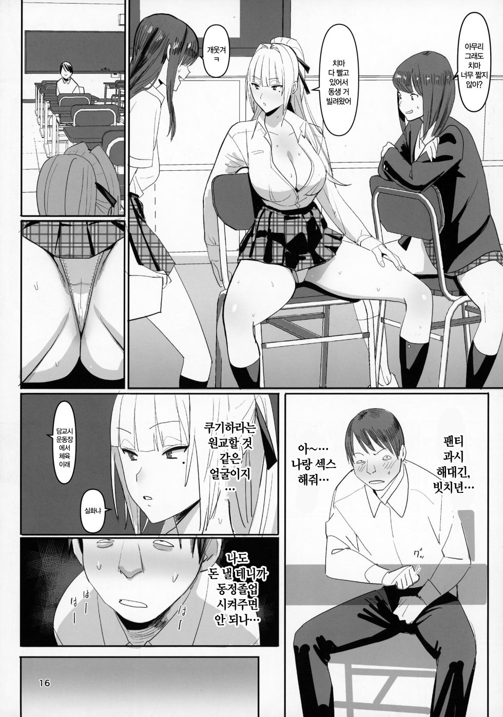 (C104) [Kokusan JK (Velzhe)] Zettai Meirei | 절대명령 [Korean] - Page 15
