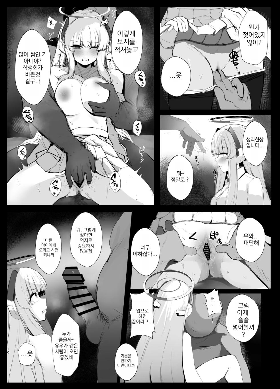 [MeichougiJuku (Tokiba)] Kimotosu Touban Nisshi | 키모토스 당번 일지 (Blue Archive) [Korean] [Digital] - Page 9