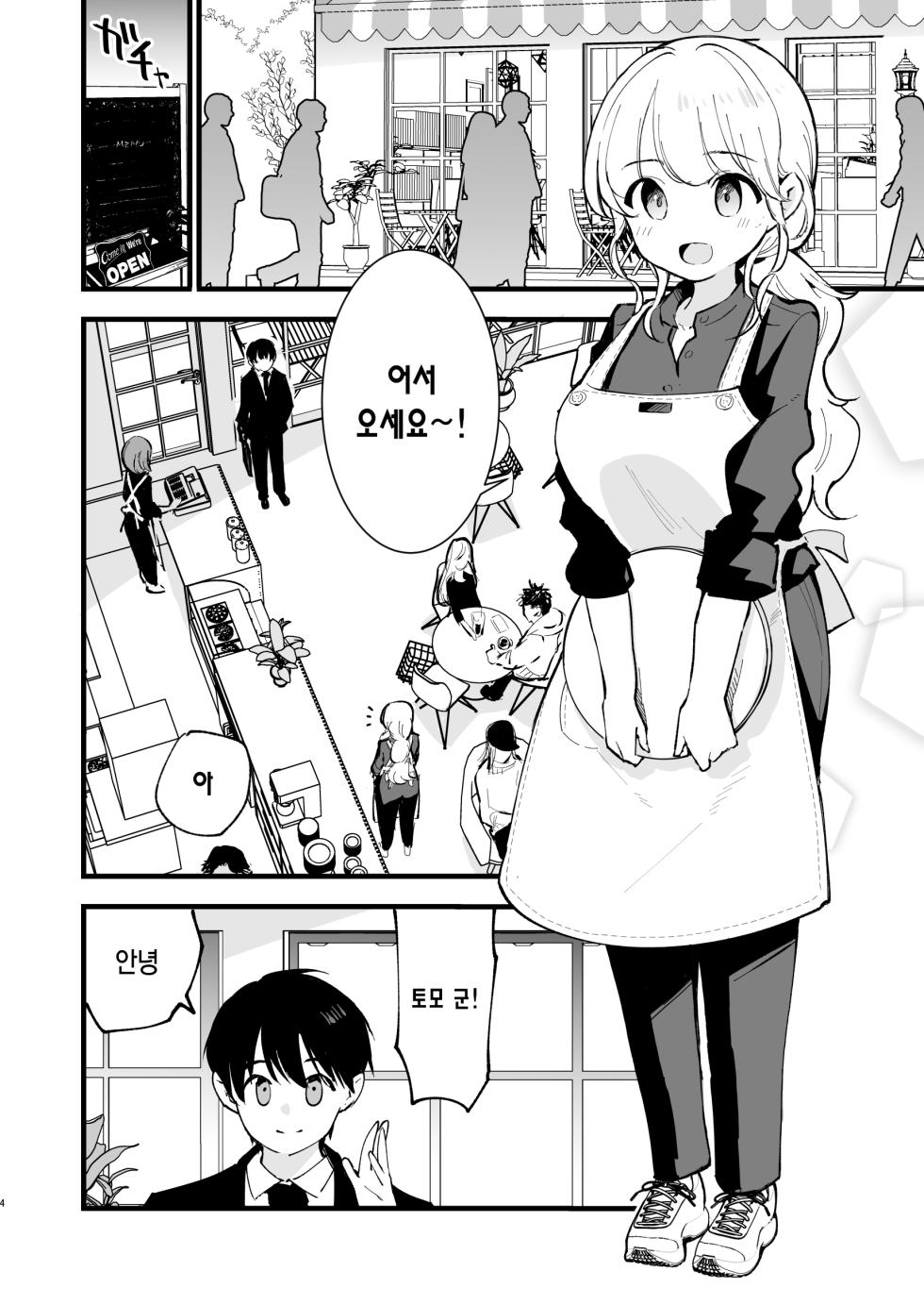 [Shironegiya (miya9)] Boku no Kanojo wa Cafe Tenin | 내 여자친구는 카페 점원 [Korean] [Digital] - Page 4