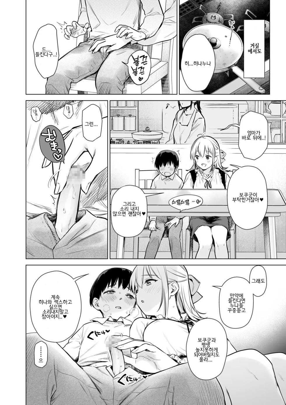 [Amakuchi Syoujo (Umakuchi Shouyu)] Naisho no Seifuku ~Ie ya Hotel de Oboetate no Ecchi o Shinseki no Bijin JK Shimai ni Butsukemasu~ | 비밀의 첫경험2 [Korean] [Incomplete] [Digital] - Page 23