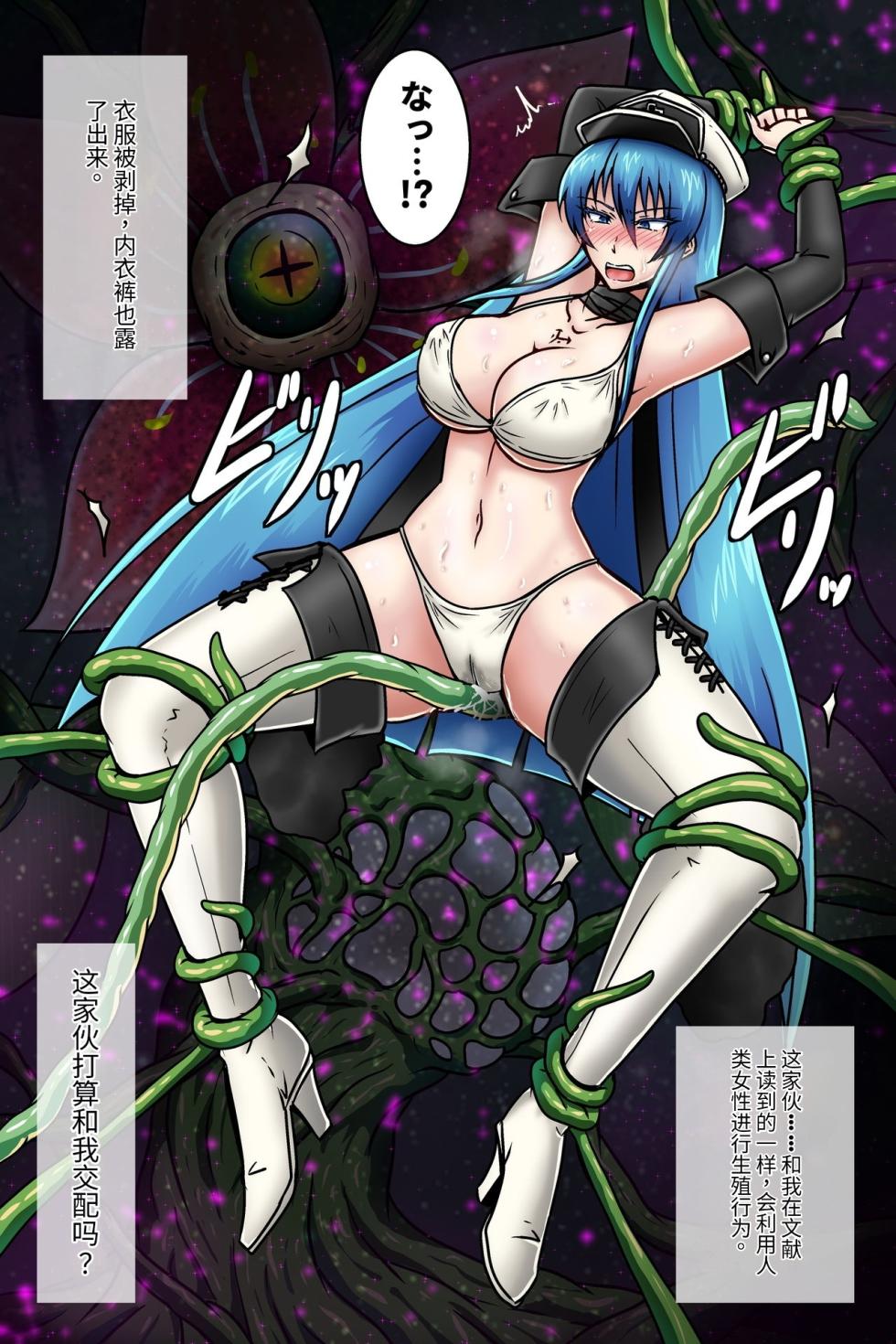 [Tasuro Kuzuha] Saiin Shokushu Zeme Esdeath Shougun (Akame ga Kill!) [Chinese] [大明举重冠军个人翻译] - Page 3