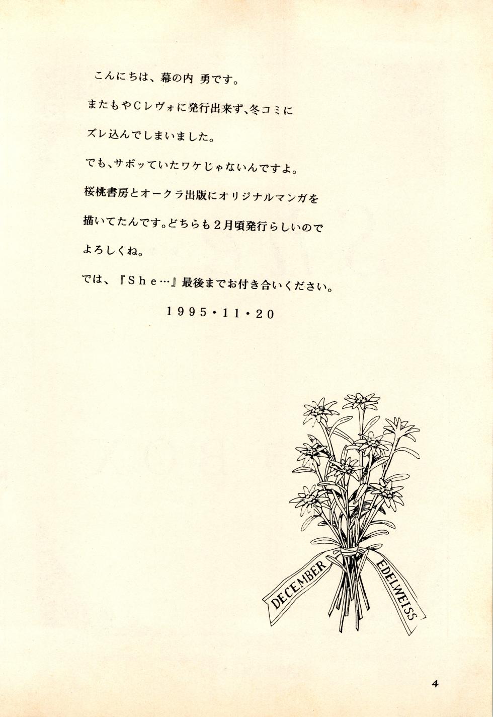 (C49) [LUNCH BOX & Chandora (Makunouchi Isami)]  She... - LUNCH BOX 15 (Magic Knight Rayearth) - Page 4