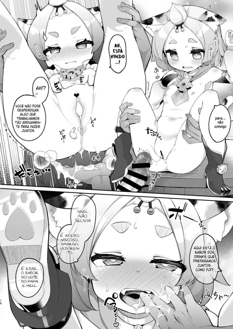 [Jajujo (Jovejun.)] Diona no Himitsu no Cocktail (Genshin Impact)  [Portuguese-BR] [Digital] - Page 17