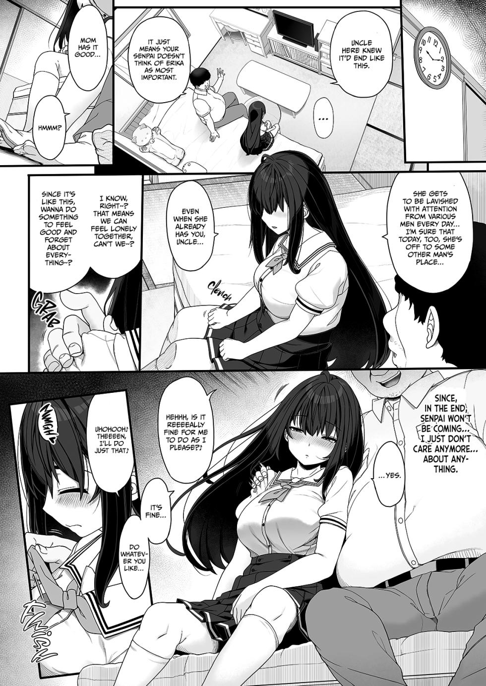 [Kirintei (Kirin Kakeru)] Tanetsuke Ojisan no Hikikomori Raburabu Seikyoiku | The Seed-Planting Old Man's Lovey-dovey Sexual Training of a Shut-in [English] [Omega Scans] [Digital] - Page 9