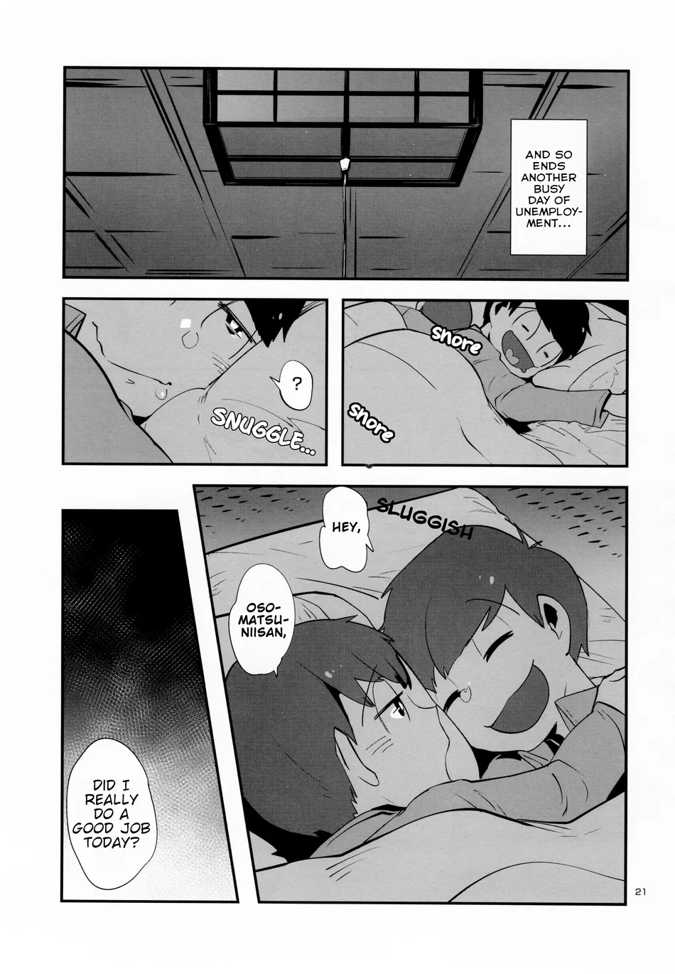 (Kahou wa Nete Matsu HARU21) [Assault Machine Gun (Yaminabe Erika)] Nikubenki no Juushimatsu-kun ni wa Taisetsuna Yume ga Arimasu (Osomatsu-san) [English] - Page 23