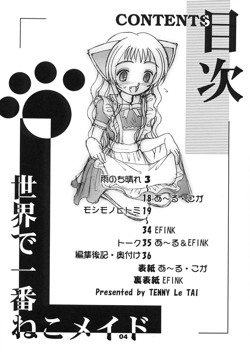 [Tenny Le Tai] Sekai de Ichiban Neko Maid - Page 3