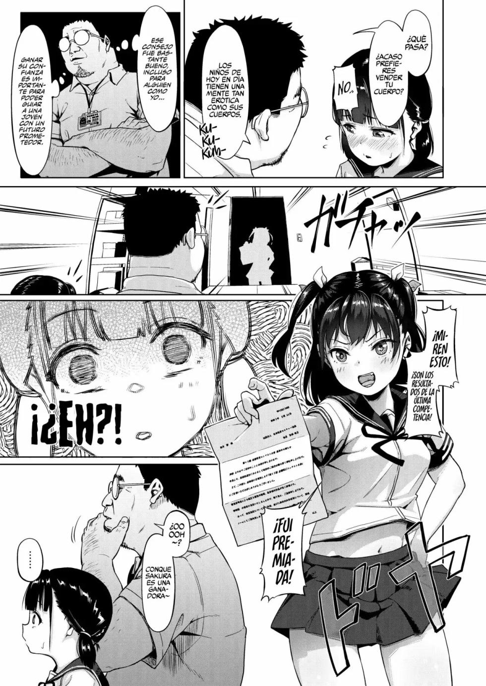 [Circle Mizusane (Mizusane)] Joshi Shashin-bu to Oji-san Shidouin 1-4 | El Club de Fotografía Femenino y el Viejo Instructor 1-4 [Spanish] [Rakuen no Fansub + Flat is Justice!] - Page 11
