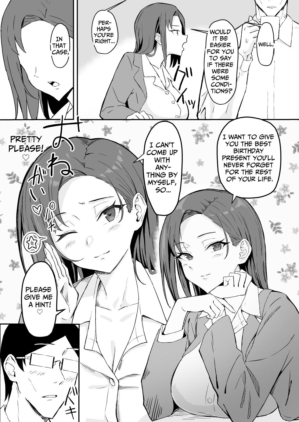 [Sukebe Hatsudensho (Hatsuden Pengin)] Cool-kei Toshiue BariCare Kanojo Songen Hakai Wakan | Cool Carrier Focused Girlfriend ~Consensual Dignity Destruction~  [English] [Nameless] [Digital] - Page 10