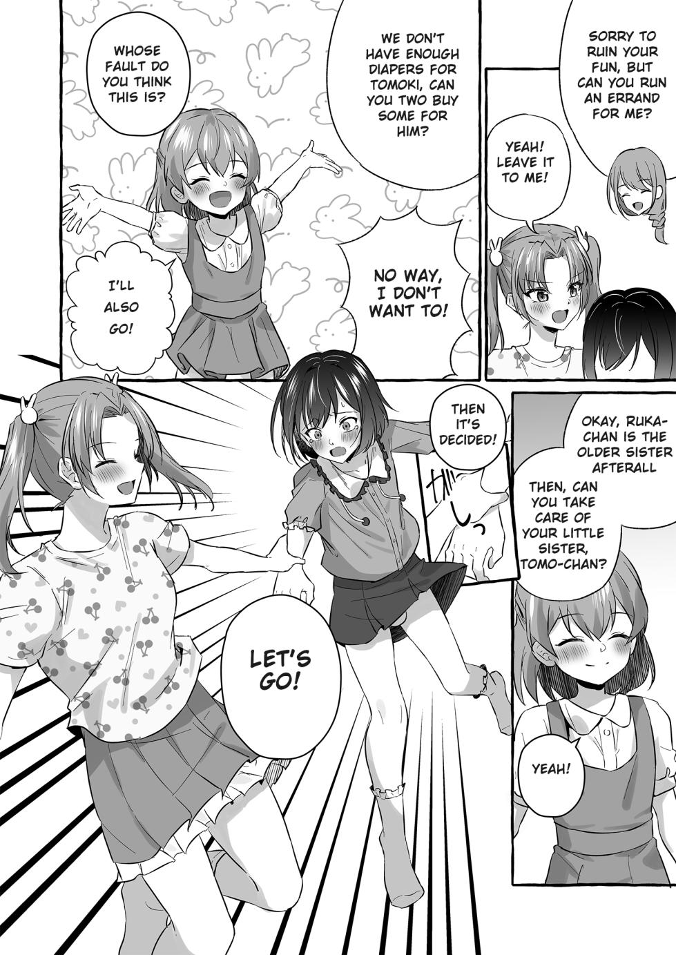 [Chijoku An (Azuma Riru)] Omutsubanare Kyousou ni Maketa Onii-chan wa Kyou kara Imouto da yo | Onii-chan, who lost the diaper competition, is now the imouto [English] - Page 10