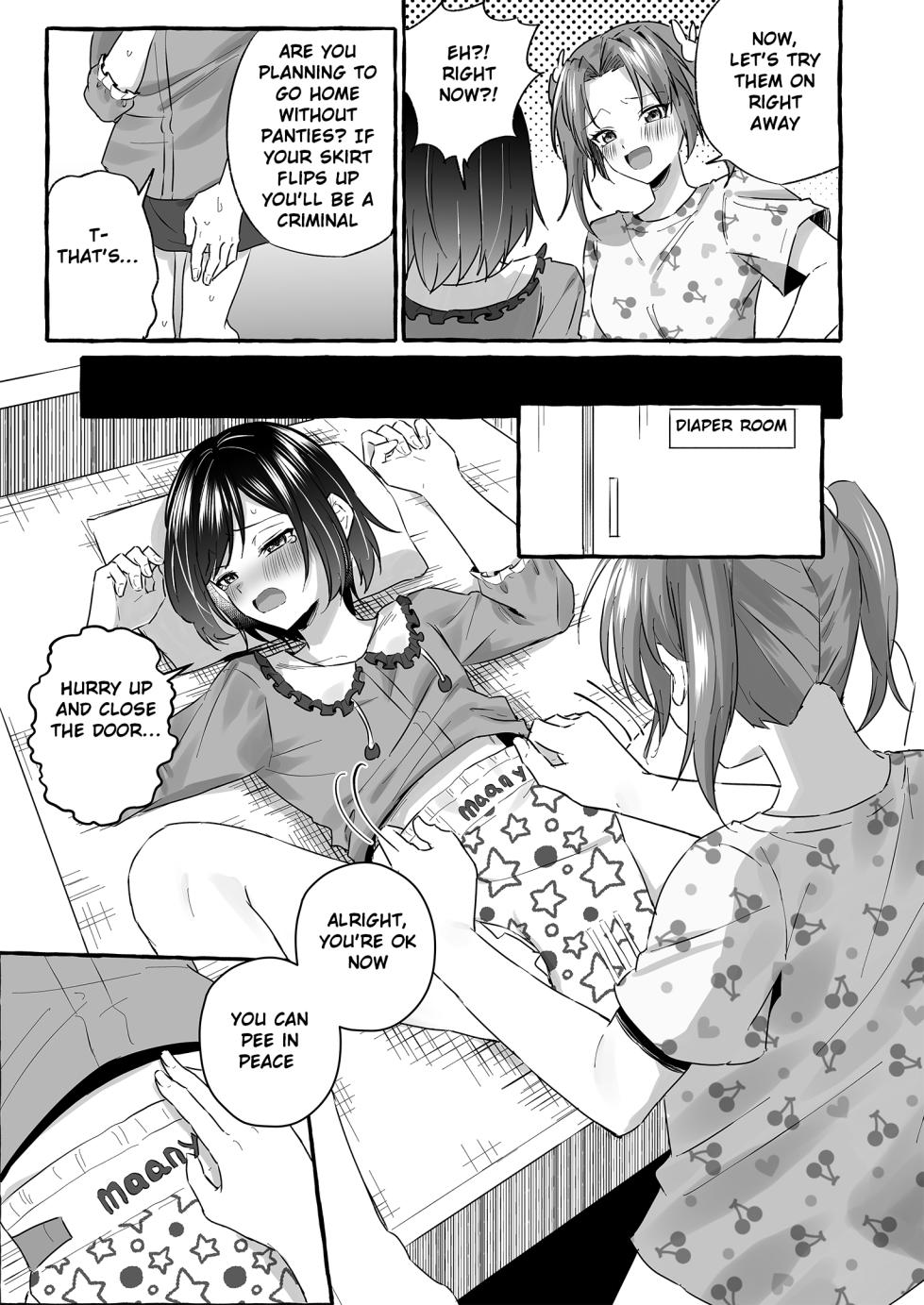 [Chijoku An (Azuma Riru)] Omutsubanare Kyousou ni Maketa Onii-chan wa Kyou kara Imouto da yo | Onii-chan, who lost the diaper competition, is now the imouto [English] - Page 15