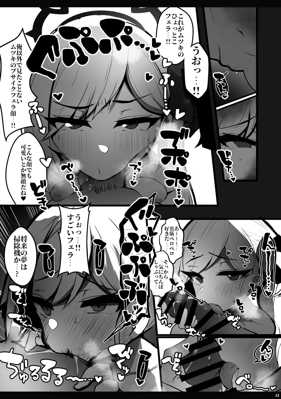 (C103) [Sukoshi S Shi (Takasaki Aneki)] Batsu Geemu de Aheoho!! Mutsuki-chan (Blue Archive) [Digital] - Page 13