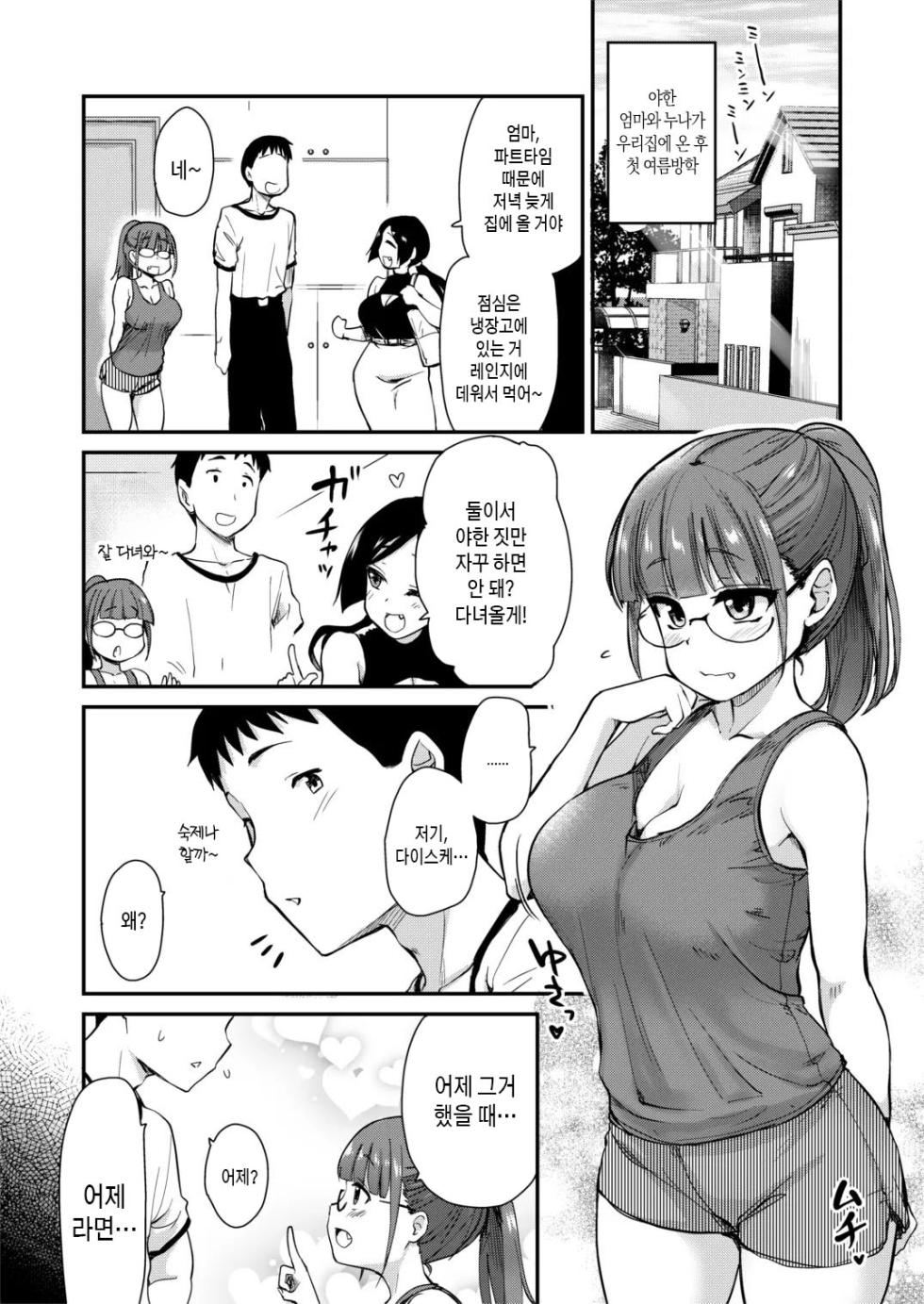 [Shin Hijiridou Honpo (Hijiri Tsukasa)] Ane no Seiyoku Shori wa Ototo ga Suru Monoda to, Gitei wa Omoi Hajimete Iru. | 누나의 성욕 처리는 남동생이 하는 것이라고 의붓남동생은 생각하기 시작했다 [Korean] [팀 숙녀] [Decensored] [Digital] - Page 2