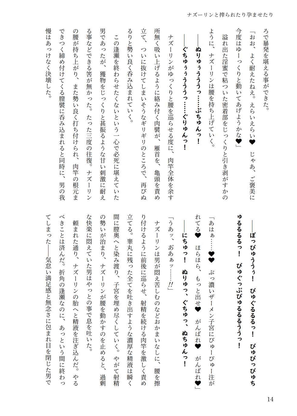 東方R-18小説本ナズーリン本 - Page 13