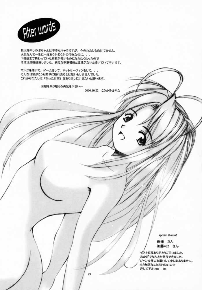 (CR28) [Hikari no Shinden (Koukami Sayana)] EroEro 4 (Love Hina) - Page 28
