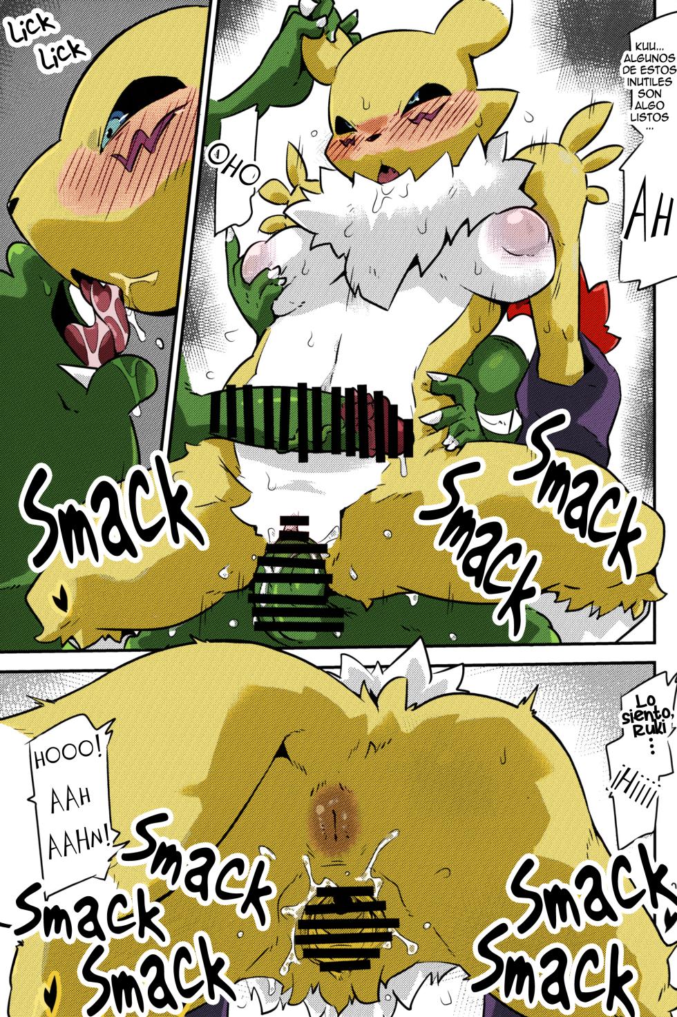 [Mugen Mountain (Basuta)] Gobli nanka ni Zettai Makenai mon (Digimon) [Spanish] [Colorized] [Digital] - Page 8