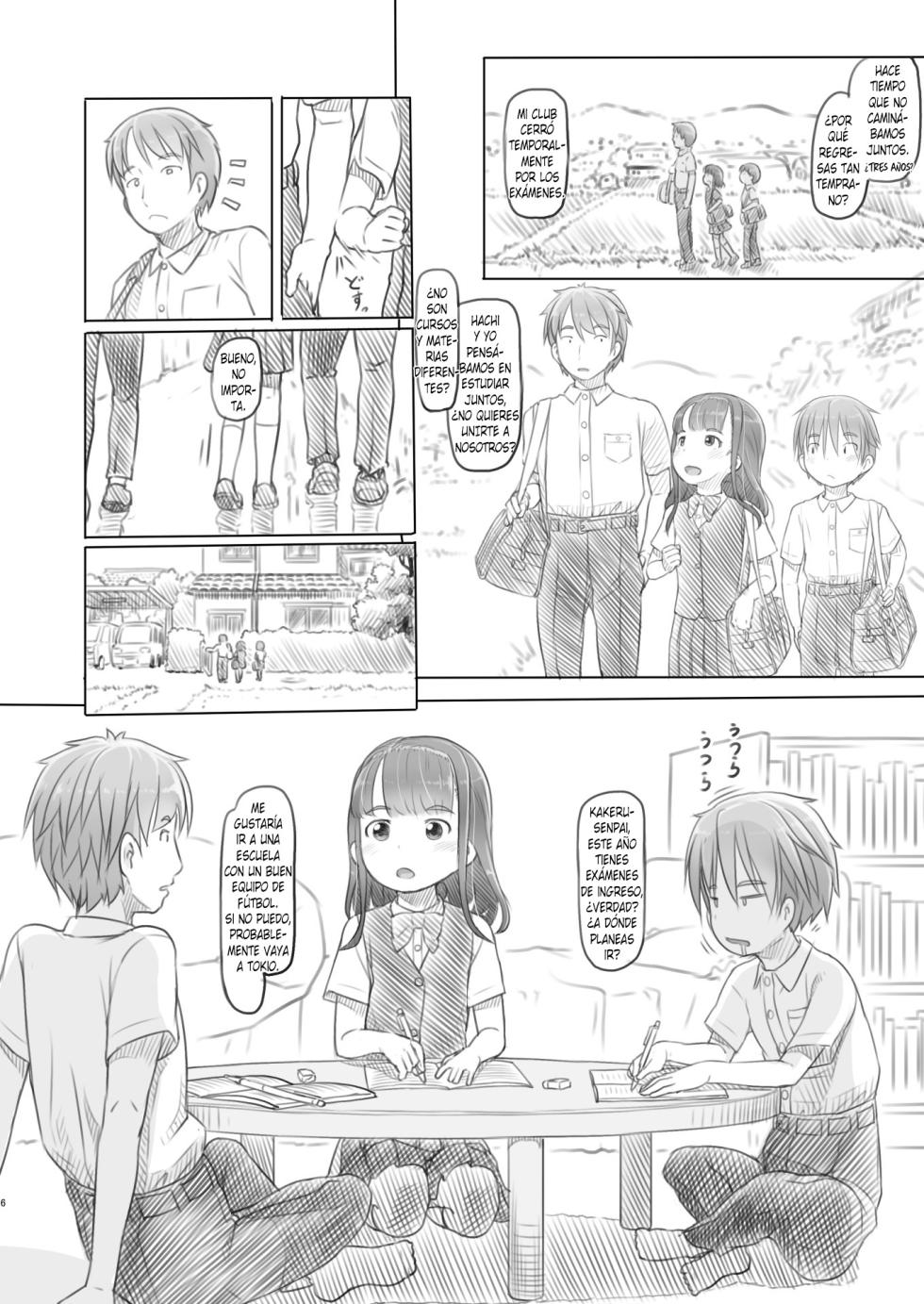 [Kuromahou Kenkyuujo (Nukaji)] Aniki to Kanojo no Benkyoukai [Spanish] [Unnamed team] [Digital] - Page 6
