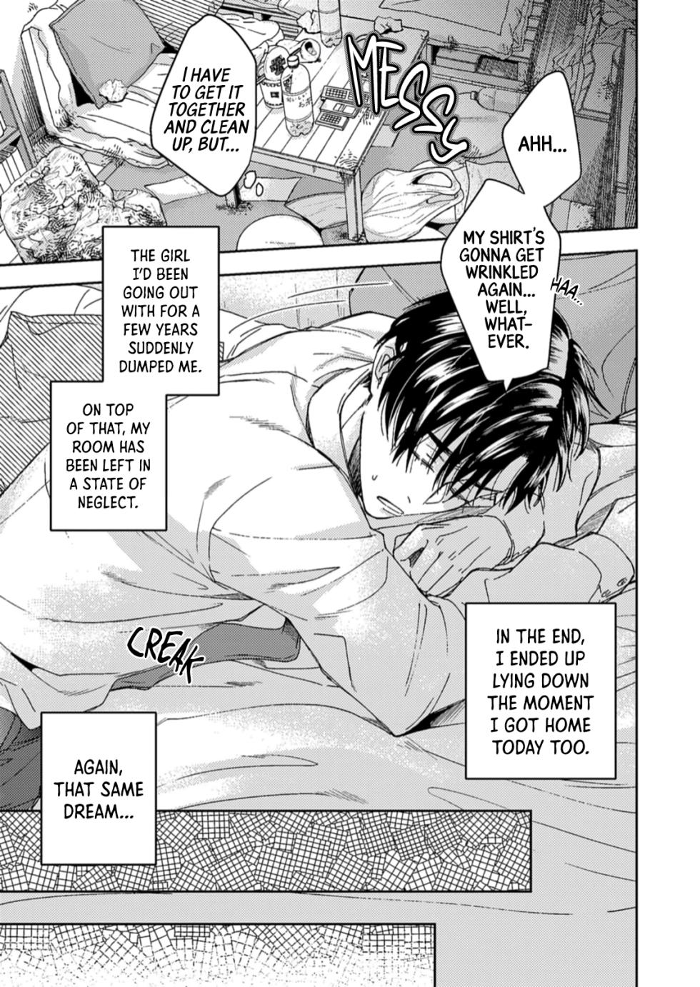 [Kamaboko Teishoku (Kyomu-chan)] Shachiku Riman ha Inma-kun ni Semeraretai [English] {BL-DOT-CUM} - Page 5