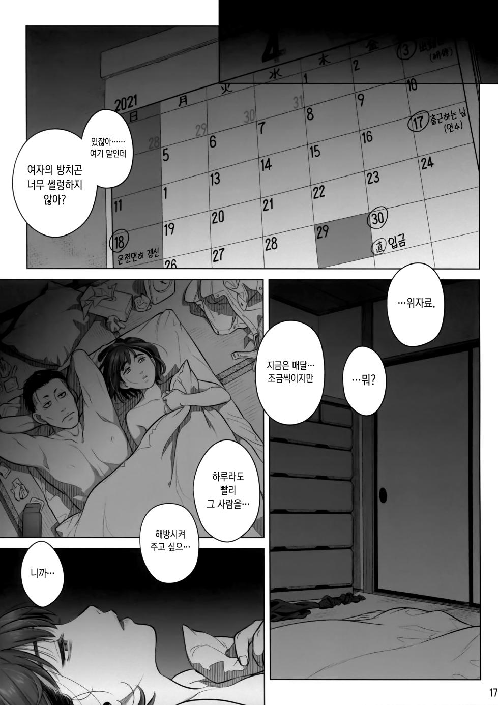 (C102) [Otaku Beam (Ootsuka Mahiro)]  Ito Akiko no Shumatsu -  Weekend of Akiko Itou | 이토 아키코의 주말 [Korean] - Page 16