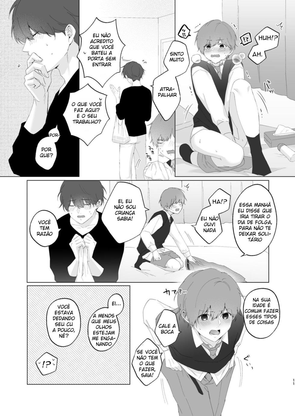 [Imobatake (Oimo)] Souta-kun to Onii-chan [Portuguese-BR] - Page 11