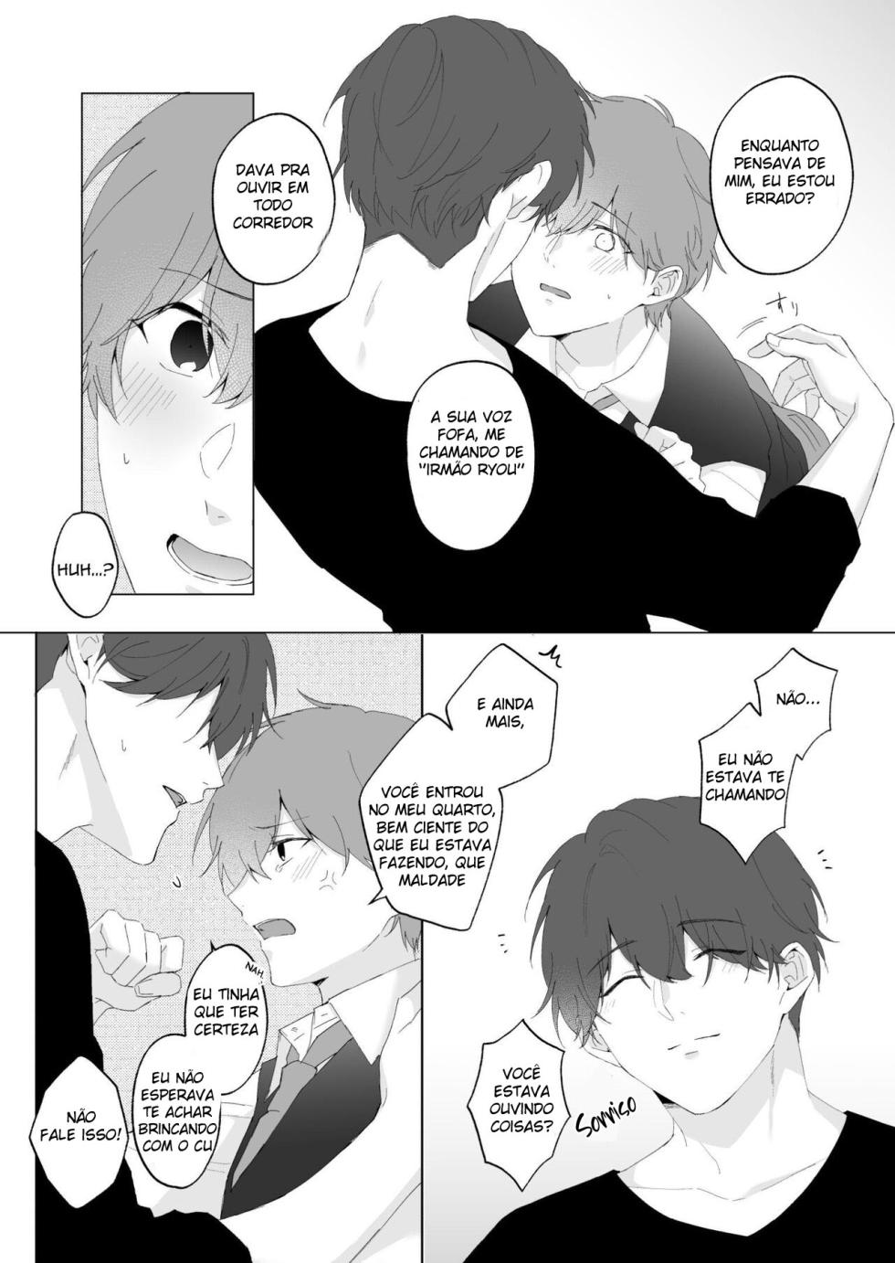 [Imobatake (Oimo)] Souta-kun to Onii-chan [Portuguese-BR] - Page 13