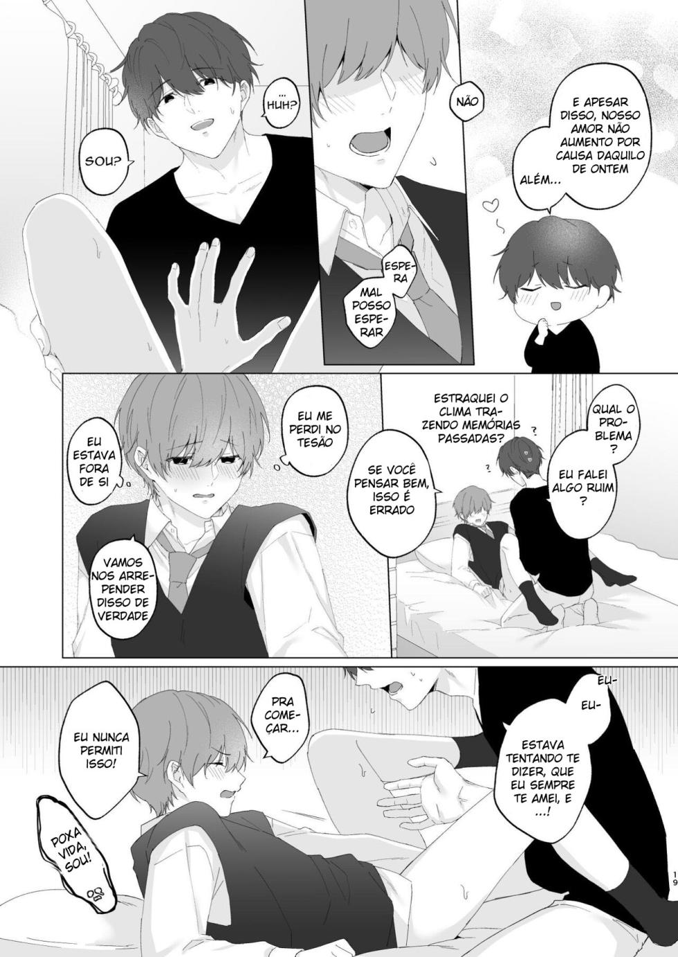 [Imobatake (Oimo)] Souta-kun to Onii-chan [Portuguese-BR] - Page 19