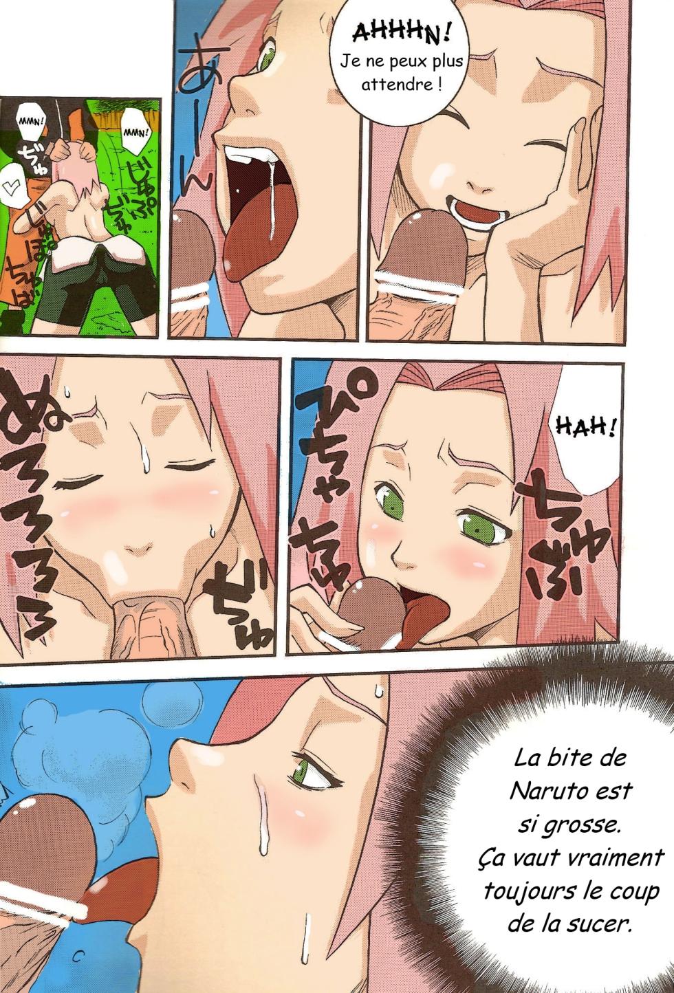 (SC35) [Karakishi Youhei-dan Shinga (Kanenomori Sentarou, Sahara Wataru)] Go Tesei Ikka _ Handmade Family (Naruto) [French] [Excavateur+Dakuma] [Colorized] - Page 8