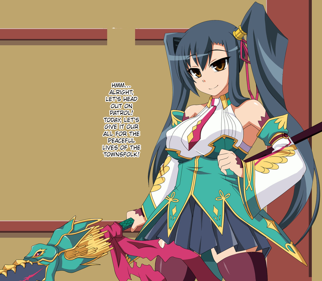 [HINJYAKU] The Poor Girl Had Somehow Been Transformed Into A Dick Hole For A Disgusting Pig! The End of Takagi Takeshi (New Koihime Musou) MTL (English) - Page 1