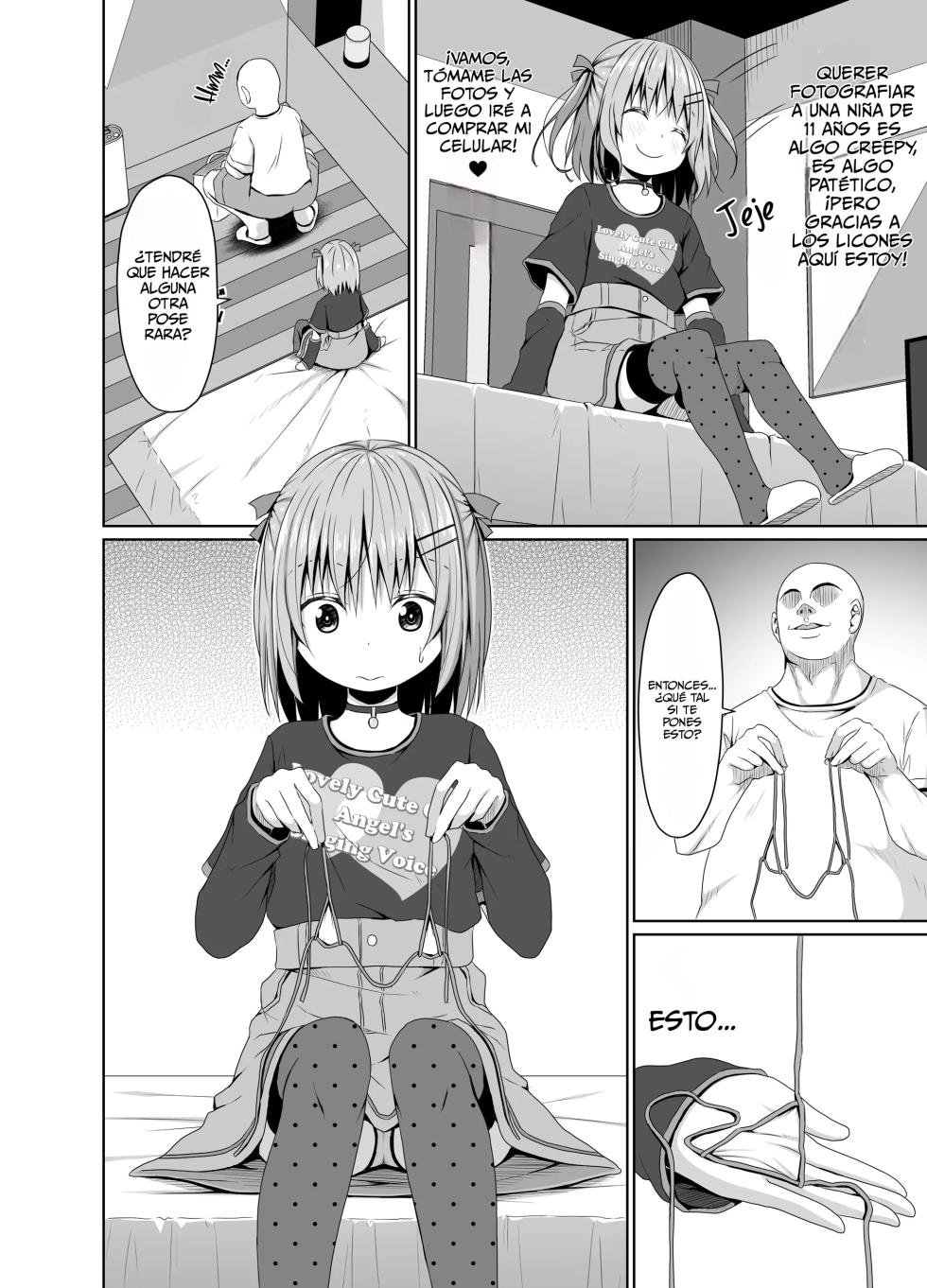 [Azure (Kagono Tori)] JS wa Okane Hoshisa ni Micro Bikini o Kiserareta | ¡Usando Microbikini, Todo sea por Dinero! [Spanish] [Shining Hentai] [Digital] - Page 3