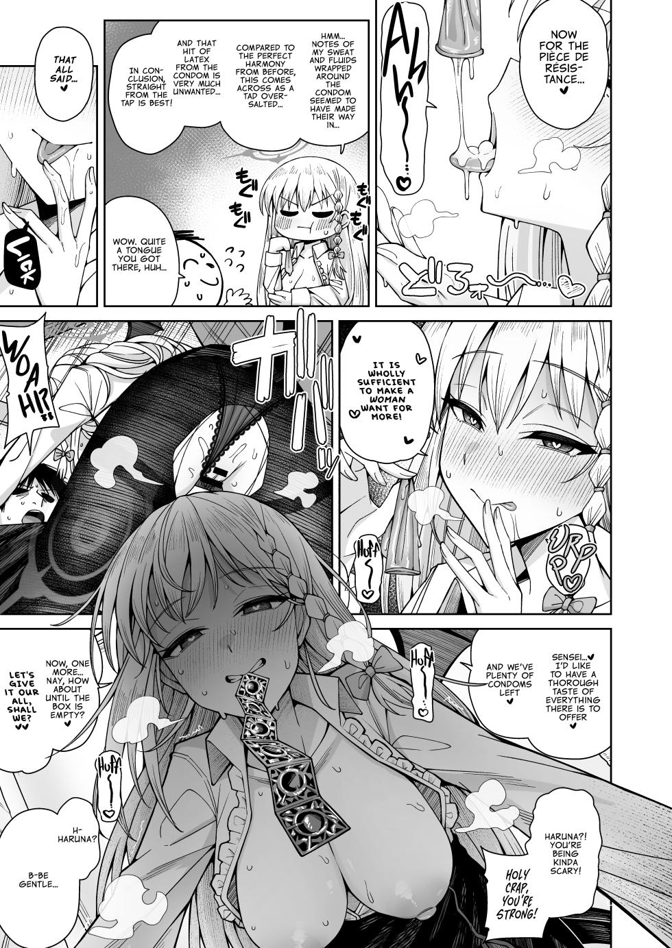 [Gaikotsu no Spare Rib (Kurohagane)] Awaku Koi Nioi, Amaku Ai ni Yoi. | A Waft of Romance, A Draught of Passion. (Hairy Version) (Blue Archive) [English] [Digital] - Page 25