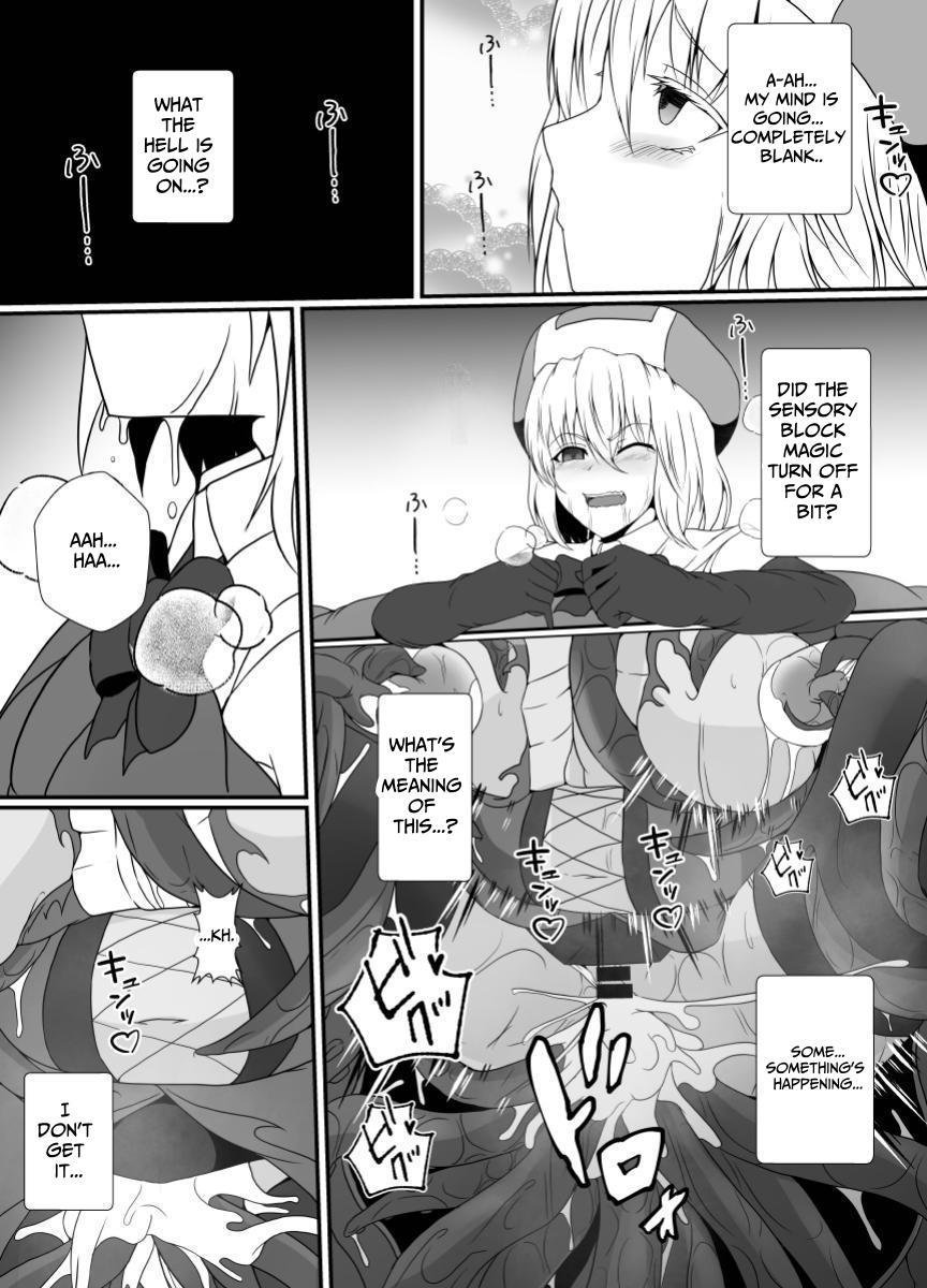 [Hyoui no Jikan (Shimakawa)] Mesugaki Mahou Shoujo wa Daikkirai na Zako Youma ni Karada o Torikomareta node Kankaku Shadan no Mahou o Tsukatte Asa made Taeru |  Magical Girl Caught By A Loathsome Monster Uses Sens... [English] [GGY Translations] [Digital] - Page 35