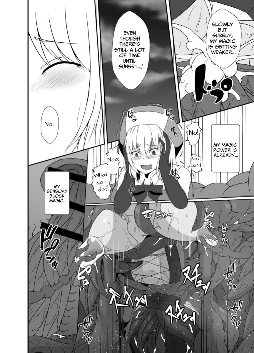 [Hyoui no Jikan (Shimakawa)] Mesugaki Mahou Shoujo wa Daikkirai na Zako Youma ni Karada o Torikomareta node Kankaku Shadan no Mahou o Tsukatte Asa made Taeru |  Magical Girl Caught By A Loathsome Monster Uses Sens... [English] [GGY Translations] [Digital] - Page 40