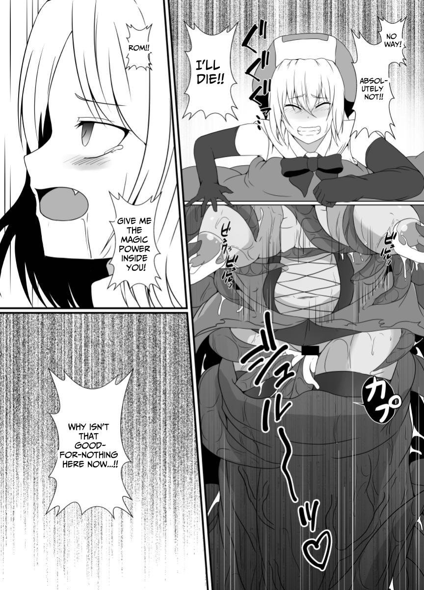 [Hyoui no Jikan (Shimakawa)] Mesugaki Mahou Shoujo wa Daikkirai na Zako Youma ni Karada o Torikomareta node Kankaku Shadan no Mahou o Tsukatte Asa made Taeru | Magical Girl Caught By A Loathsome Monster Uses Sens... [English] [GGY Translations] - Page 40