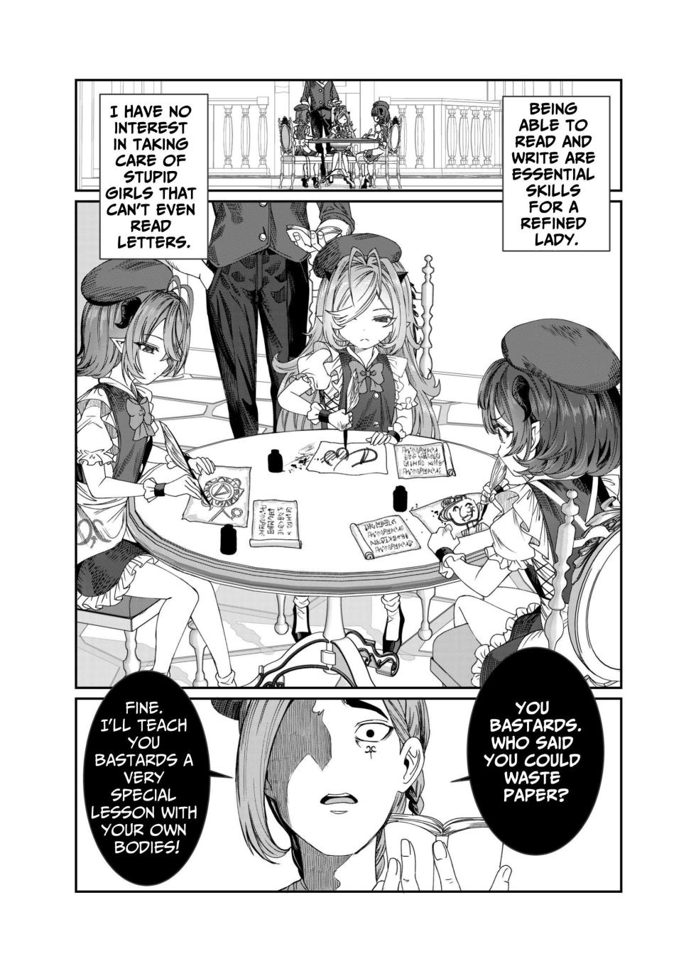 [Nokishita no Nekoya (Alde Hyde)] Dorei o Choukyou shite Harem Tsukuru ~Sodateta Dorei-tachi to Junai Harem H suru made no Hanashi~ "Manga Ban" | Training My Servants To Create A Harem [English] [GGY Translations] - Page 14